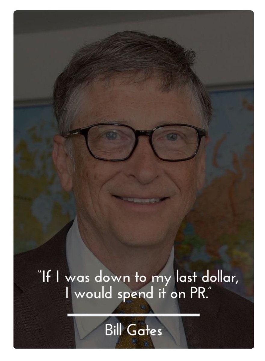 inakasiita1's tweet photo. PR is absolutely critical in any organisation or Company.
āIf I was down to the last dollar of my marketing budget, I'd spend it on PR.ā ā Bill Gates.
Those with eyes have read. Let's know where to prioritize our budgets as we plan for 2025.
#LearnPR https://t.co/kakKsEEP7W
