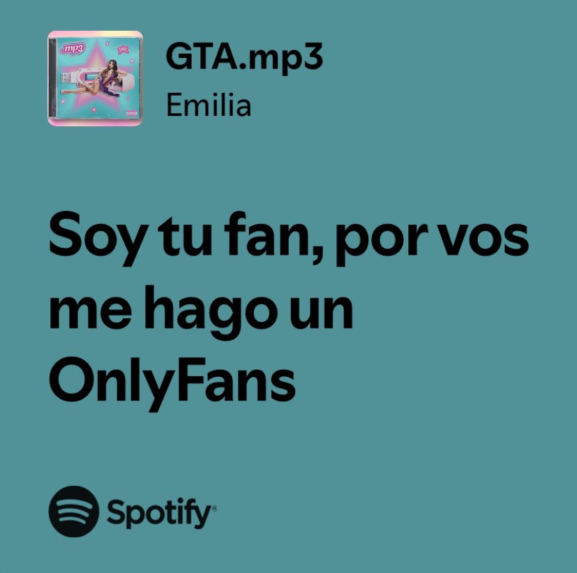 yo para pagar la entrada de emilia