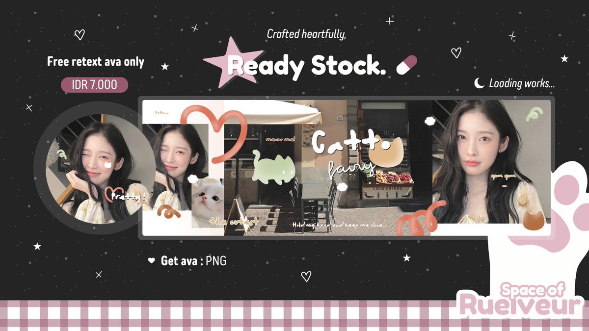 help rt? thankyou ‹3

hai rue ada layout choi arin OMG! prici ada dipict yaa... yang mau take boleh langsung dm aja~ 🐈‍⬛🤍 
#zonauang