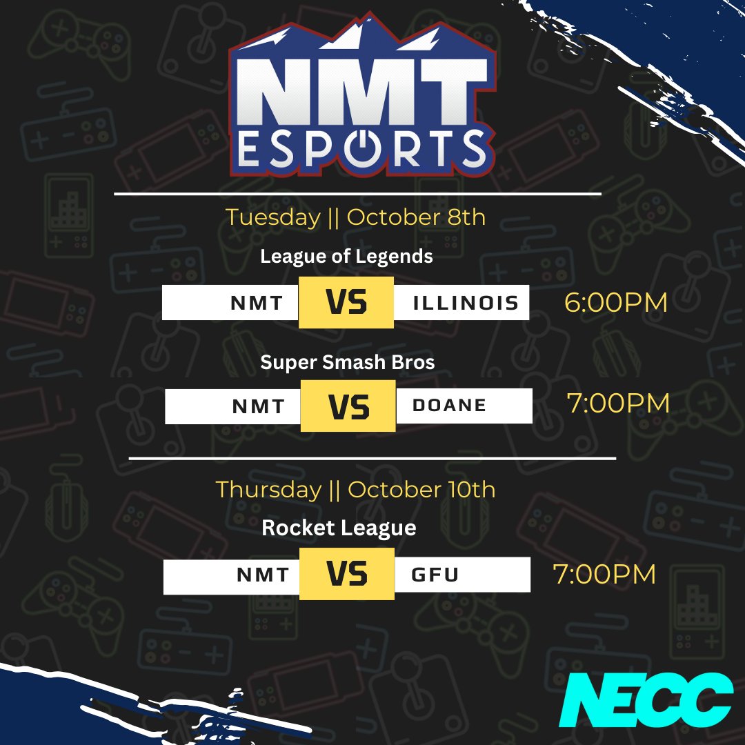 Week 3 || twitch.tv/nmt_esports