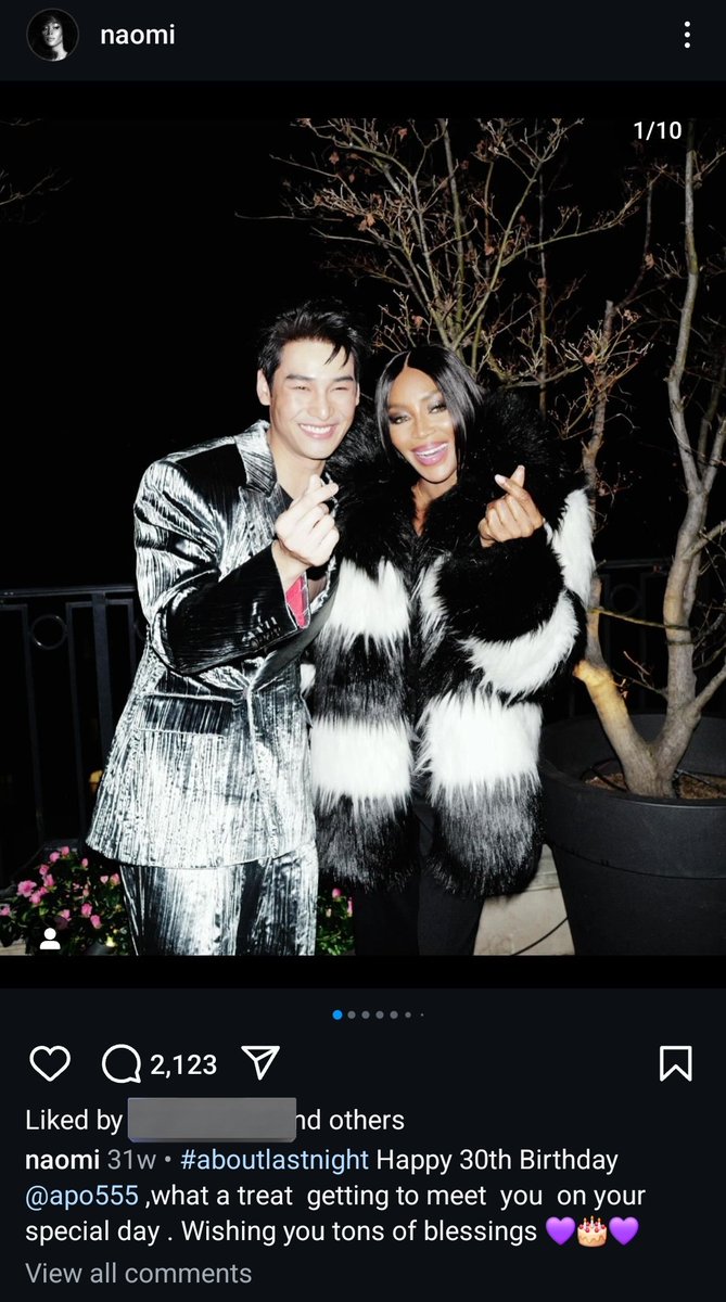 And Apo is Pondie's accomplice just like Naomi to Diddy. Apo is the enabler who grooms the teens into s€x slav€ry.

Look he is even friends with Naomi Campbell. The rumors which said that Apo slept with influencial men of NewYork is true 💯 He is a certified $|ut 💯