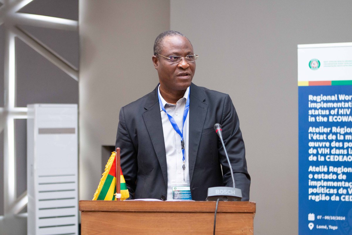 OOASWAHO's tweet photo. Lomé, Oct 7-9, 2024 - The Regional Workshop on #HIVPolicies in #ECOWAS kicks off, focusing on assessing HIV response implementation, with 15 countries representative and key partners; discussing strategies to strengthen intervention across the region. #WAHO #USAID #PropelHealth https://t.co/GTf7HCVQWq