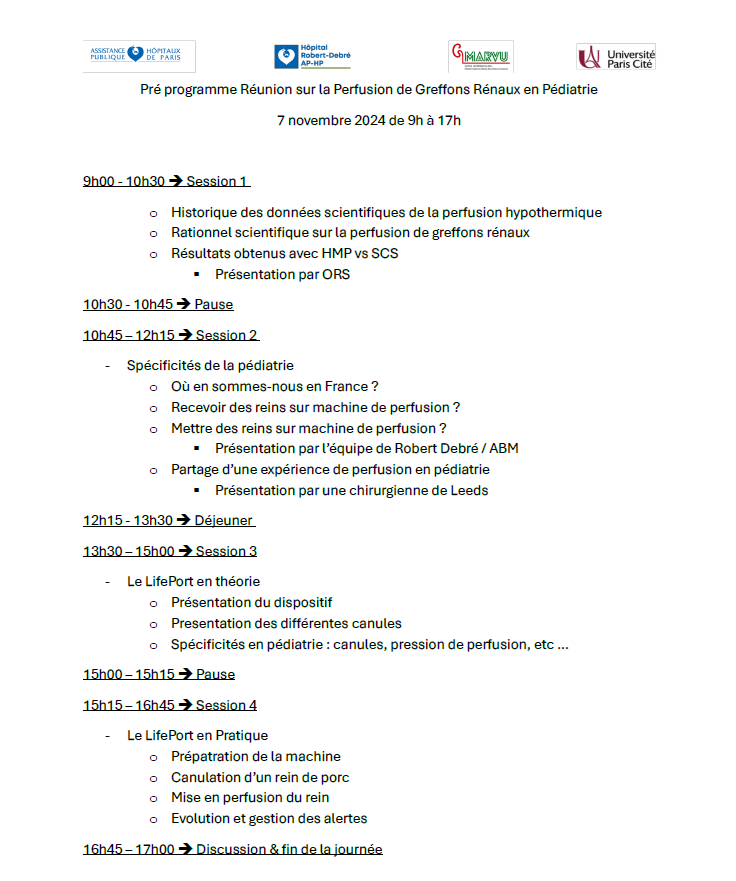 NeuroSphinx (@neurosphinx) on Twitter photo 📅 Save the date M-1 !📆
<a href="/HopRobertDebre/">Hôpital Robert-Debré AP-HP</a> et <a href="/ORS_LifePort/">Organ Recovery Systems</a> organisent une #masterclass #perfusion de #greffonsrénaux en #pédiatrie
📆 Jeudi 7 novembre, 9h-17h
📍 Amphithéâtre Vilmer <a href="/HopRobertDebre/">Hôpital Robert-Debré AP-HP</a>
📝& forms.office.com/pages/response… 📅 Save the date M-1 !📆
<a href="/HopRobertDebre/">Hôpital Robert-Debré AP-HP</a> et <a href="/ORS_LifePort/">Organ Recovery Systems</a> organisent une #masterclass #perfusion de #greffonsrénaux en #pédiatrie
📆 Jeudi 7 novembre, 9h-17h
📍 Amphithéâtre Vilmer <a href="/HopRobertDebre/">Hôpital Robert-Debré AP-HP</a>
📝& forms.office.com/pages/response…