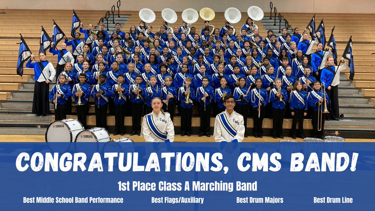 Congratulations to the CMS Marching Band and Drill Team on their amazing performance at the Grundy County Corn Festival Parade! We are so proud of their exceptional showing! #WeAre146 #twisterpride #WeSeeYouCMS