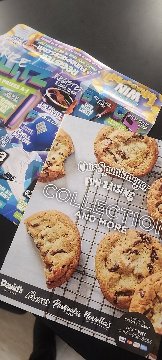 Cookie dough fundraiser is back!! What's your favorite cookie? See a middle schooler to get stocked up! Orders due by October 18th. #mycrcs