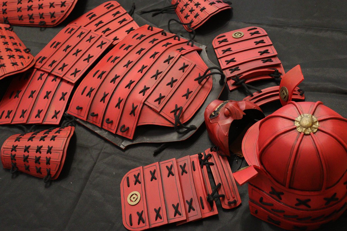 Samurai armor for the filming of a clip by a Ukrainian artist.