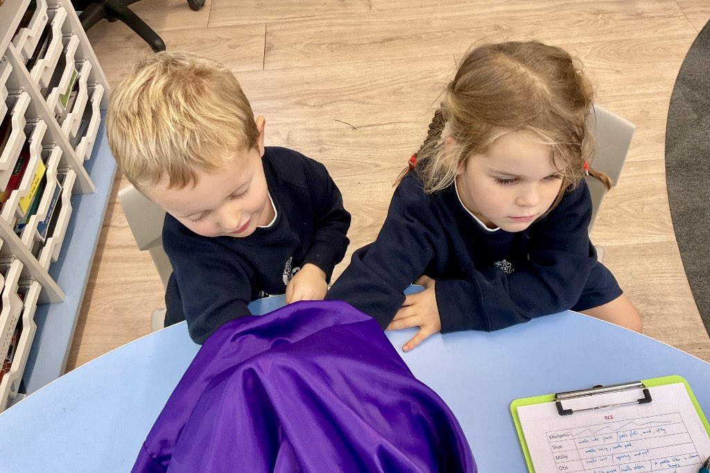 Reception have been busy exploring their five senses; sight, hearing, taste, touch and smell. They took part in a variety of explorative activities to spark interesting conversations!