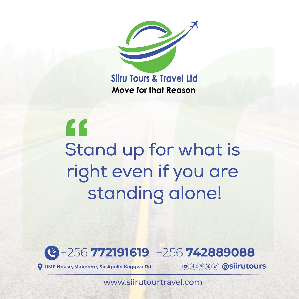 One of our core values in Integrity. And in a world where honesty and truthfulness is as hard as finding fresh water  in a desert. We encourage everyone to do right even if its only them doing it for a better world. Have a blessed week  our good people.
#siirutours
#hajj2025