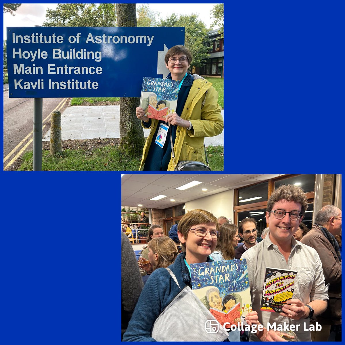 Frances Tosdevin (@francestosdevin) on Twitter photo GRANDAD’S STAR came with me on a special visit to The Institute of Astronomy at Cambridge University recently! Lovely to meet Public Astronomer and author <a href="/Astronomy_Matt/">Matt Bothwell</a> in person, too! ⭐️ <a href="/books_rocket/">Rocket Bird Books</a> ⭐️#RhianStone ⭐️<a href="/lucyirvine93/">Lucy Irvine (rarely here)</a> ⭐️ GRANDAD’S STAR came with me on a special visit to The Institute of Astronomy at Cambridge University recently! Lovely to meet Public Astronomer and author <a href="/Astronomy_Matt/">Matt Bothwell</a> in person, too! ⭐️ <a href="/books_rocket/">Rocket Bird Books</a> ⭐️#RhianStone ⭐️<a href="/lucyirvine93/">Lucy Irvine (rarely here)</a> ⭐️