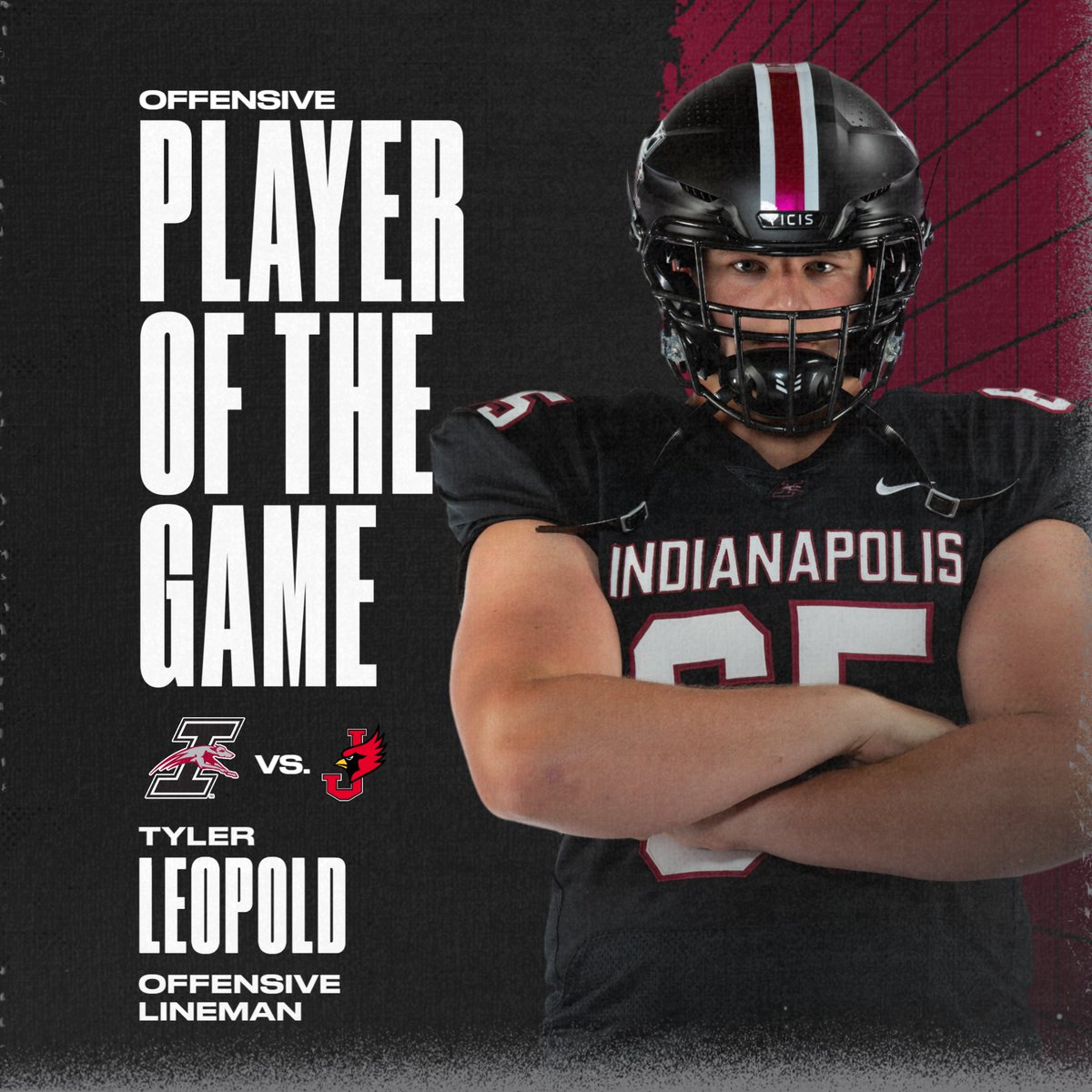 🏈 Offensive Player of the Week 🏈

🏆 Tyler Leopold - Offensive Line

#GoHounds | #TogetherWeWin