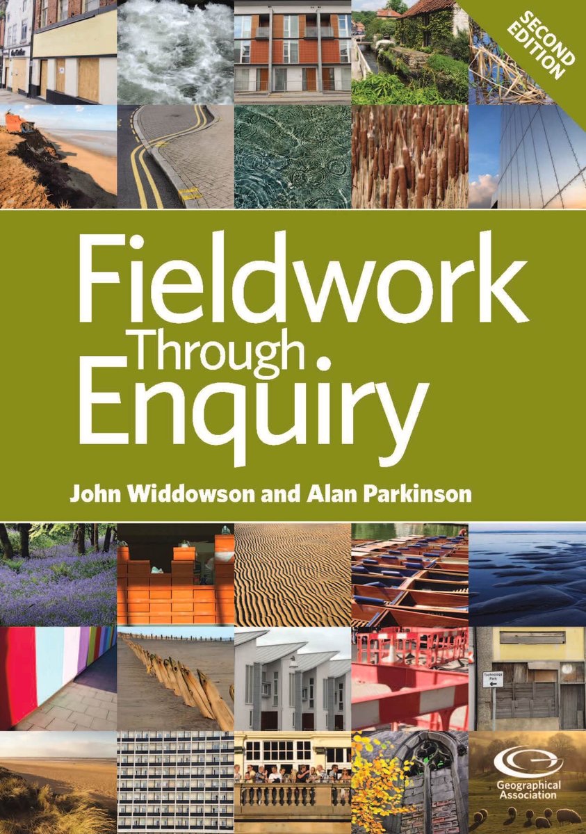 Our in-house recommendation for book of the week is Fieldwork through Enquiry by John Widdowson and Alan Parkinson.

This book offers ten project examples for young people to use outside the classroom, with five focused on urban areas and five on rural or coastal settings.

Each