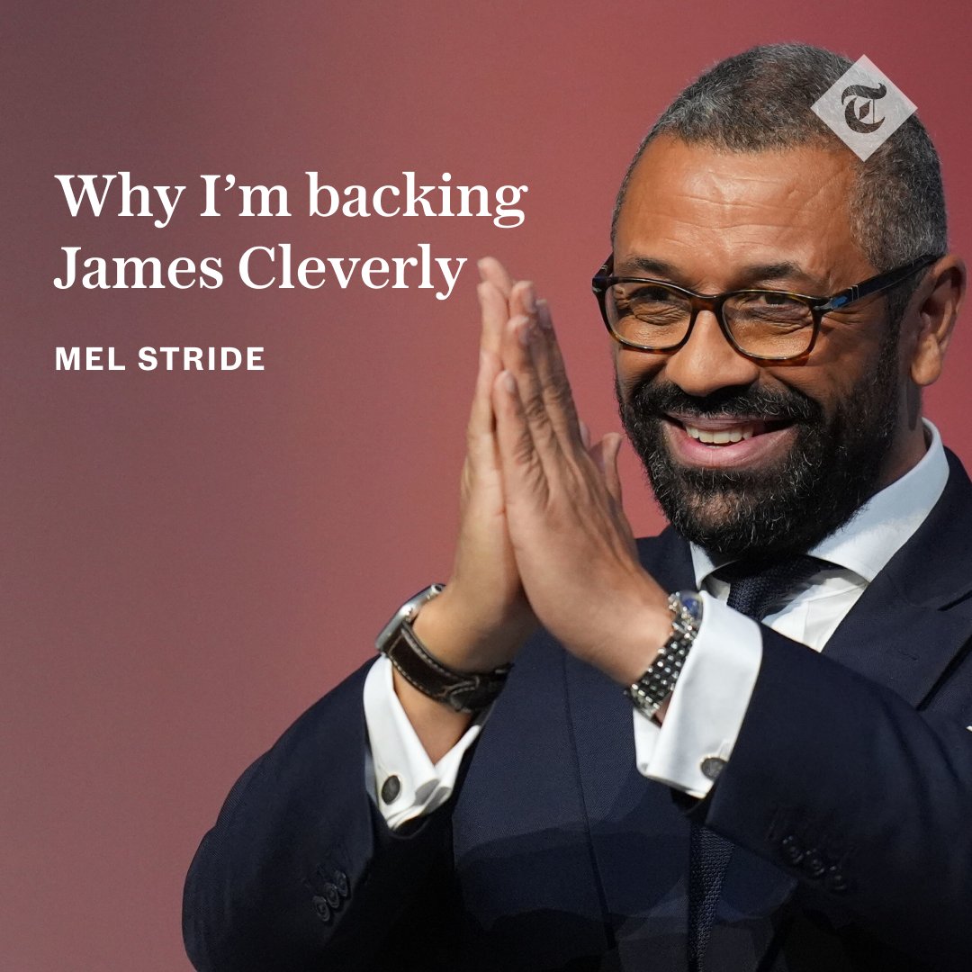 Telegraph's tweet photo. ✍️ "James is the person who will build the strong team to make the case for Conservatism amongst groups that we lost at the general election," writes @MelJStride.

Read more here ⬇️
https://t.co/w2DB5S7rwN https://t.co/yibIVRrwiw