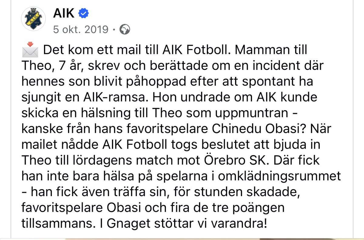 Christopher Anderton Blomqvist AIK P75 tweet media
