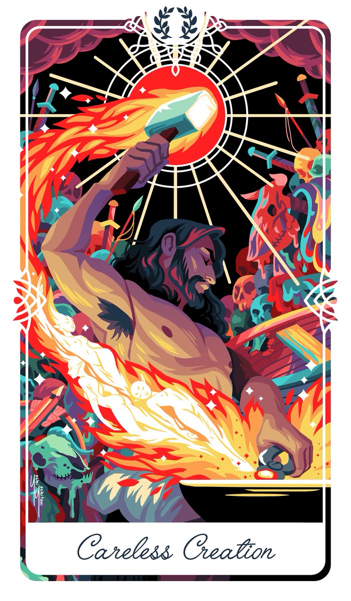 Yoshi Yoshitani working on an Oracle Deck tweet media