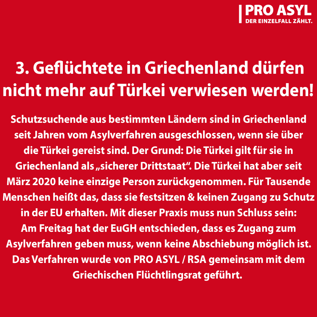Vergangene Woche hat der Europäische Gerichtshof in Luxemburg einige wegweisende Entscheidungen zum Flüchtlingsschutz gefällt. Auch Deutschland muss nun seine Praxis in #Asylverfahren ändern! Unsere Kurzanalyse. #EuGH