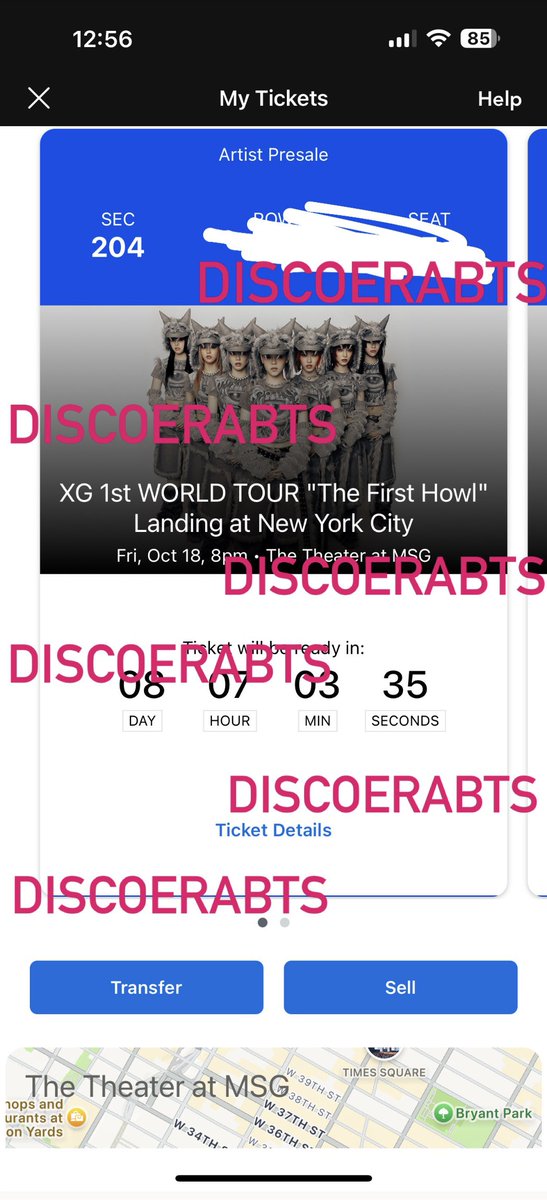 discoerabts's tweet photo. wts looking to sell my xg tickets for nyc 10/18 at the theater msg!! 2 separate tickets in the 200s sections, dm me if interested!! selling for fv/obo, will send any and all proof needed also have past ticket sales on my acc!! #xg #XG_1stWORLDTO https://t.co/XUessUS8B4