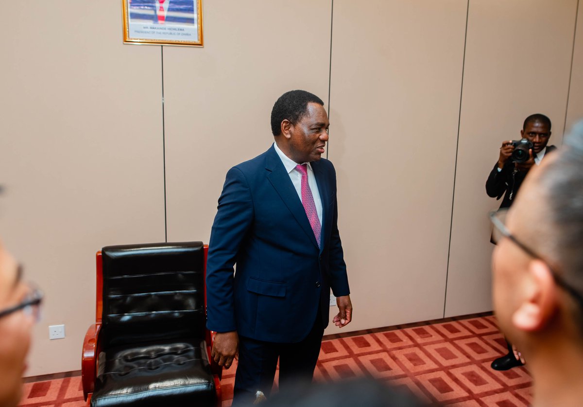 ZAMII2024's tweet photo. The President of the Republic of Zambia, His Excellency, Hakainde Hichilema is at Mulungushi International Conference Center to officially launch the Zambia Mining and Investment Insaka.

#ZambiaMining #100yearsofmining #mininginsaka #CriticalMinerals https://t.co/MjIaTwY8BR