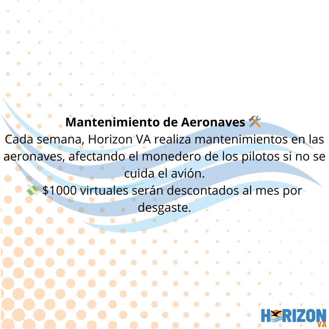 _horizonva's tweet photo. 📢 ¡Pilotos de Horizon VA! Aquí tenéis lo más importante de nuestra Guía Económica. 💼✈️ Aprende a maximizar tus recompensas, gestionar mantenimiento y aprovechar bonificaciones en eventos.
¡Descúbrelo ahora! 👉 https://t.co/1pqWWgtToL
#HorizonVA #SimulaciónAérea #GuíaEconómica https://t.co/M7Vf0g2GOn