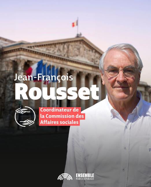 Merci au groupe <a href="/DeputesEnsemble/">Les Députés Ensemble pour la République</a> pour ma nomination en tant que coordinateur de la Commission des affaires sociales à l'<a href="/AssembleeNat/">Assemblée nationale</a> ! 🏛️