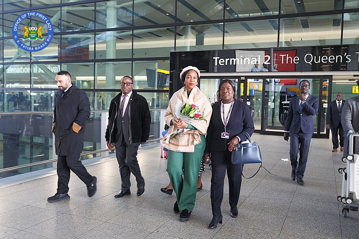 Ladyfatimabio's tweet photo. Today, October 7, 2024, I arrived safely at Heathrow Airport in the United Kingdom to attend the 9th Annual London Political Summit and Awards. Organized by the C&M Centre for Leadership and Good Governance, in partnership with the OSHA Association, this event will run from October 9th to 11th at the House of Parliament, Westminster. 

I am honored to join global leaders in addressing critical issues, with the summit’s theme, 𝐅𝐨𝐬𝐭𝐞𝐫𝐢𝐧𝐠 𝐒𝐮𝐬𝐭𝐚𝐢𝐧𝐚𝐛𝐥𝐞 𝐏𝐞𝐚𝐜𝐞 𝐚𝐧𝐝 𝐃𝐞𝐦𝐨𝐜𝐫𝐚𝐭𝐢𝐜 𝐎𝐫𝐝𝐞𝐫: 𝐓𝐡𝐞 𝐕𝐢𝐬𝐢𝐨𝐧𝐚𝐫𝐲 𝐋𝐞𝐚𝐝𝐞𝐫𝐬𝐡𝐢𝐩 𝐈𝐦𝐩𝐞𝐫𝐚𝐭𝐢𝐯𝐞 𝐟𝐨𝐫 𝐒𝐨𝐜𝐢𝐨-𝐄𝐜𝐨𝐧𝐨𝐦𝐢𝐜 𝐚𝐧𝐝 𝐆𝐞𝐧𝐝𝐞𝐫 𝐄𝐪𝐮𝐚𝐥𝐢𝐭𝐲 𝐢𝐧 𝐏𝐨𝐥𝐢𝐭𝐢𝐜𝐚𝐥 𝐆𝐨𝐯𝐞𝐫𝐧𝐚𝐧𝐜𝐞, resonating strongly with my ongoing work in Sierra Leone and across the globe. 

FMB.