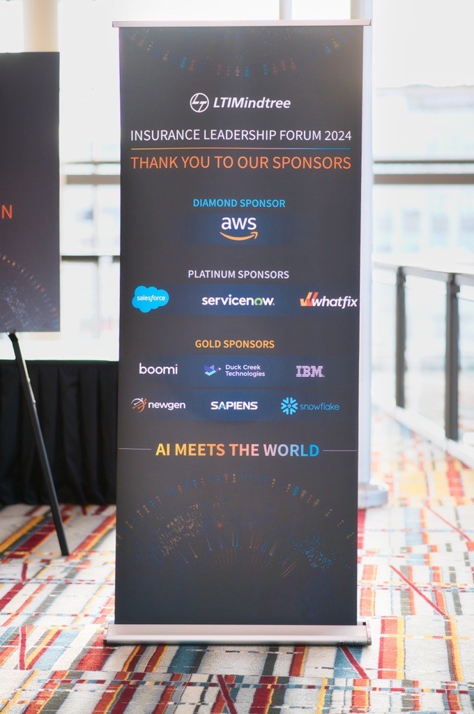 LTIMindtree's annual Insurance Leadership Forum in Hartford, CT, highlighted 'AI Meets the World,' showcasing tech's transformation of #insurance. Proud to help clients turn #AI trials into solutions. Learn more: srkl.in/6017BNNKtb #Insurtech #AI #ILF24 <a href="/Sudhir_Chat/">Sudhir Chaturvedi</a>