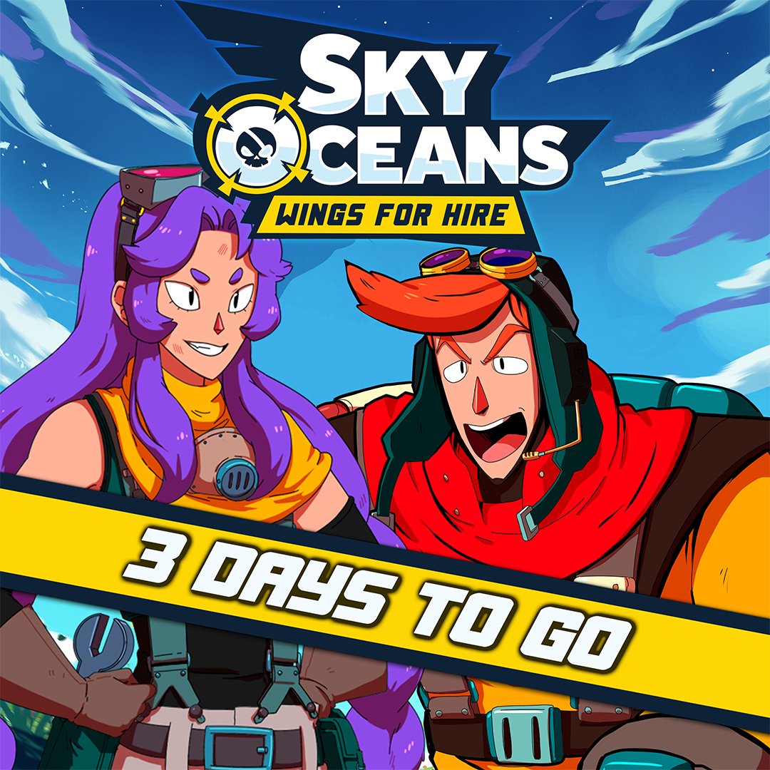 🛩️ 3 Days Until Take-Off

Adventure awaits in Sky Oceans: Wings for Hire! 
Are you ready to become a captain? 🧑‍✈️

Wishlist or secure your copy now:  bit.ly/47XqwSg