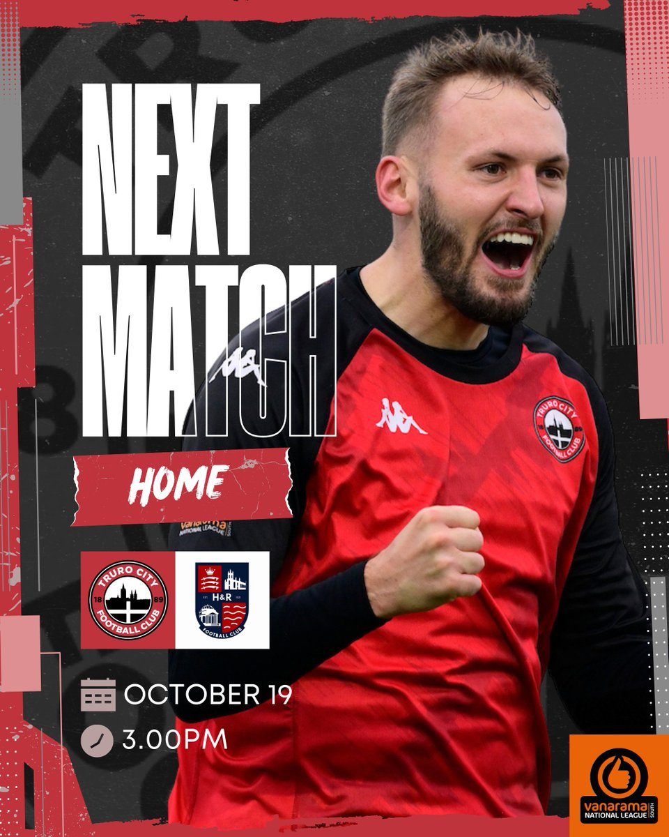 TCFC_Official's tweet image. 𝗡𝗘𝗫𝗧 𝗔𝗧 𝗛𝗢𝗠𝗘 🏡

🔜 The next @TheVanaramaNL action at the TCS sees Hampton &amp;amp; Richmond visit the Duchy. 

📆 October 19 
⏰ 3.00pm
🎟 Tickets are now on sale!

🛒 Buy: tinyurl.com/2phv8h6r

❤️🖤 #WeAreTheCity