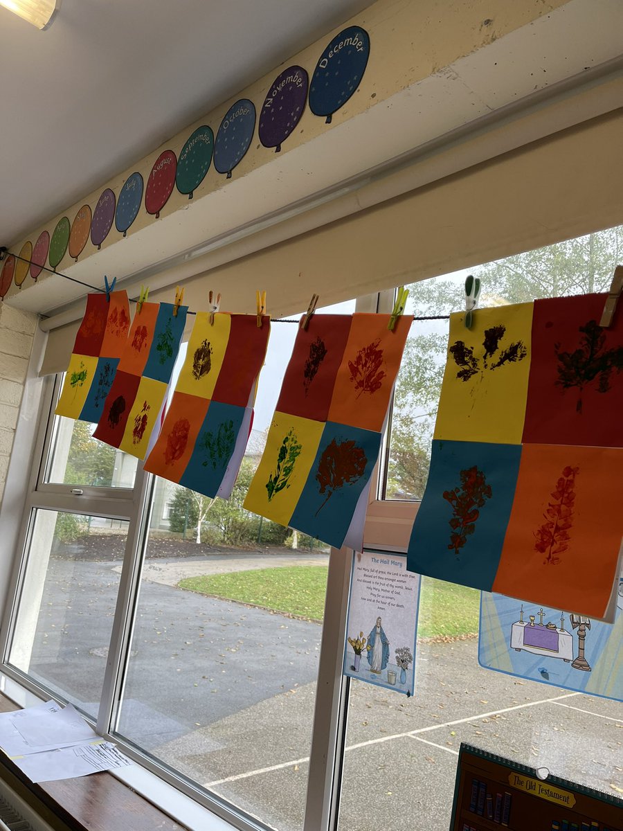 Kandinsky and Andy Warhol are some of the artists inspiring our autumn artwork this month 🍁🎨 <a href="/RathnureNS/">Rathnure NS</a>