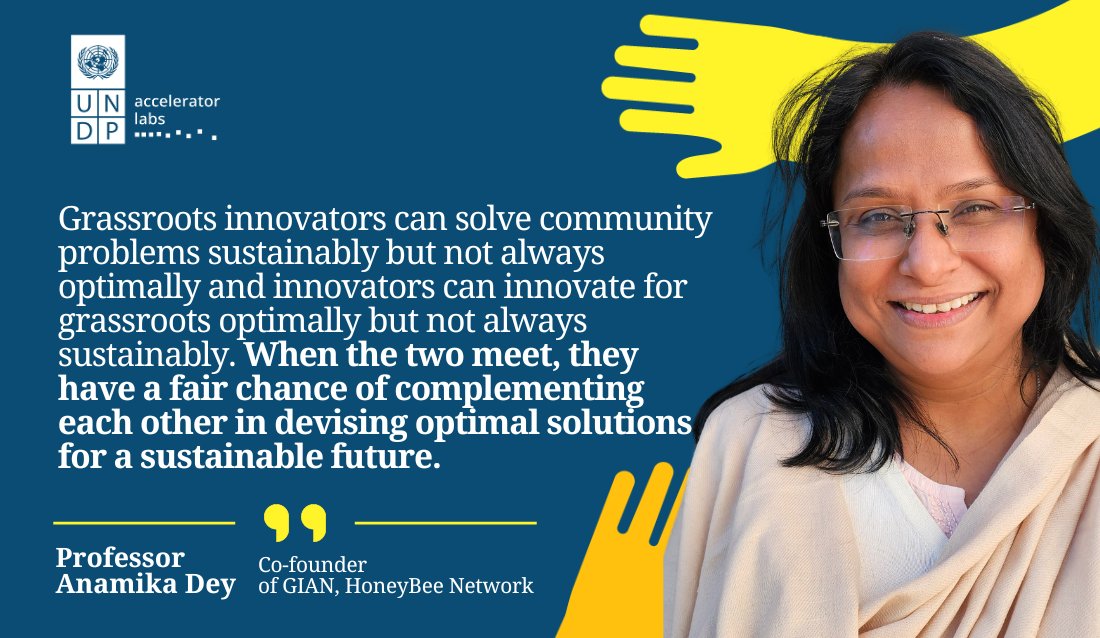 UNDP Accelerator Labs (@undpacclabs) on Twitter photo What if the most powerful solutions come from the people closest to the problems?
<a href="/Anamikardey/">Anamika Dey</a> from <a href="/honeybeenetwork/">Honey Bee Network</a> joins us today at #Hamburg #HSC24 to share the power of local innovation for global challenges & models to scale.
Learn more👉undpacclabs.com/Hamburg What if the most powerful solutions come from the people closest to the problems?
<a href="/Anamikardey/">Anamika Dey</a> from <a href="/honeybeenetwork/">Honey Bee Network</a> joins us today at #Hamburg #HSC24 to share the power of local innovation for global challenges & models to scale.
Learn more👉undpacclabs.com/Hamburg