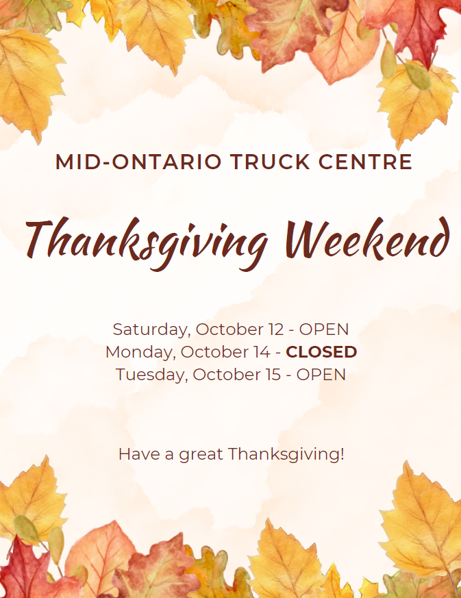 MidONTrucks's tweet photo. LONG weekend approaching!!! Please take note of our Thanksgiving Holiday hours. https://t.co/cnqHt03wg0