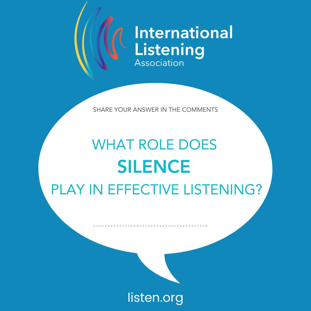 🤫 What role does silence play in effective listening?

Sometimes, the most powerful part of a conversation is the silence between words. Share your thoughts and explore more listening strategies at listen.org.
#PowerOfSilence #EffectiveListening #MindfulListening