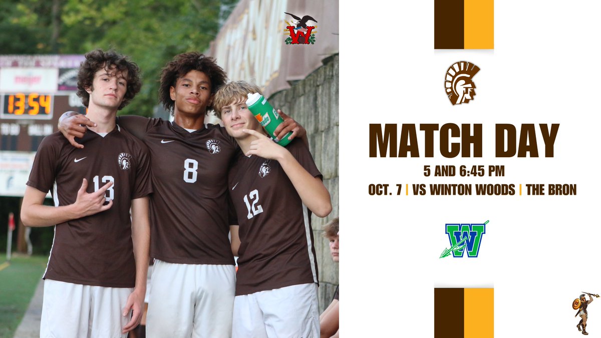Roger Bacon Athletics (@rbspartans) on Twitter photo ⚽ <a href="/RogerBaconBSoc/">Roger Bacon Boys Soccer</a> hosts Winton Woods at The Bron tonight! Come out and support.
⌚ 5 and 6:45 PM
📺 fan.hudl.com/usa/oh/cincinn…
#HailSpartans ⚽ <a href="/RogerBaconBSoc/">Roger Bacon Boys Soccer</a> hosts Winton Woods at The Bron tonight! Come out and support.
⌚ 5 and 6:45 PM
📺 fan.hudl.com/usa/oh/cincinn…
#HailSpartans