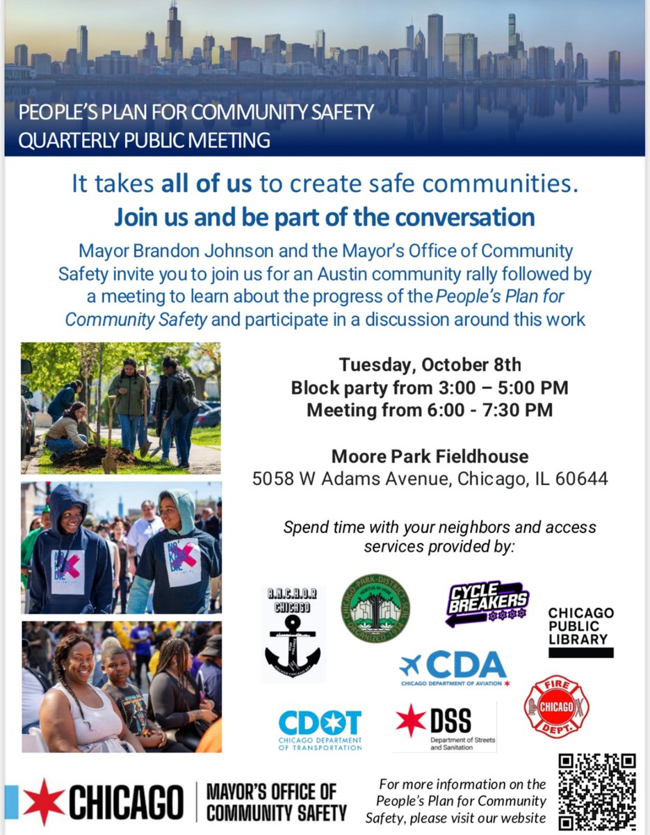 Join us tomorrow for an exciting Block Party with Mayor Johnson and The Mayor's Office of Community Safety in the Austin Community! 

The Youth Guidance team will be there—come by our table and say hello! 

📍 5058 W. Adams Ave, Chicago, IL 60644