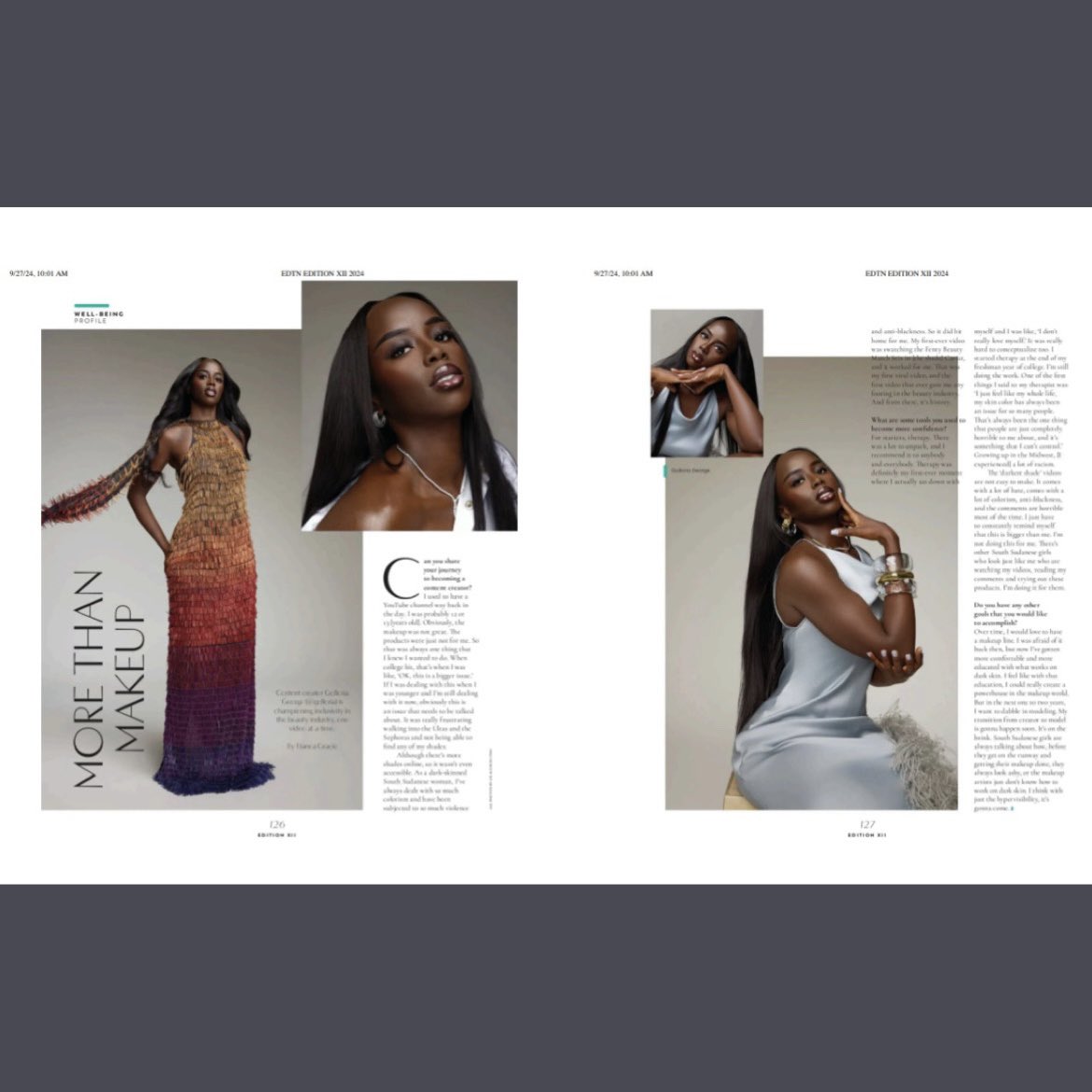 Golloria George inside Modern Luxury Magazine! ✨