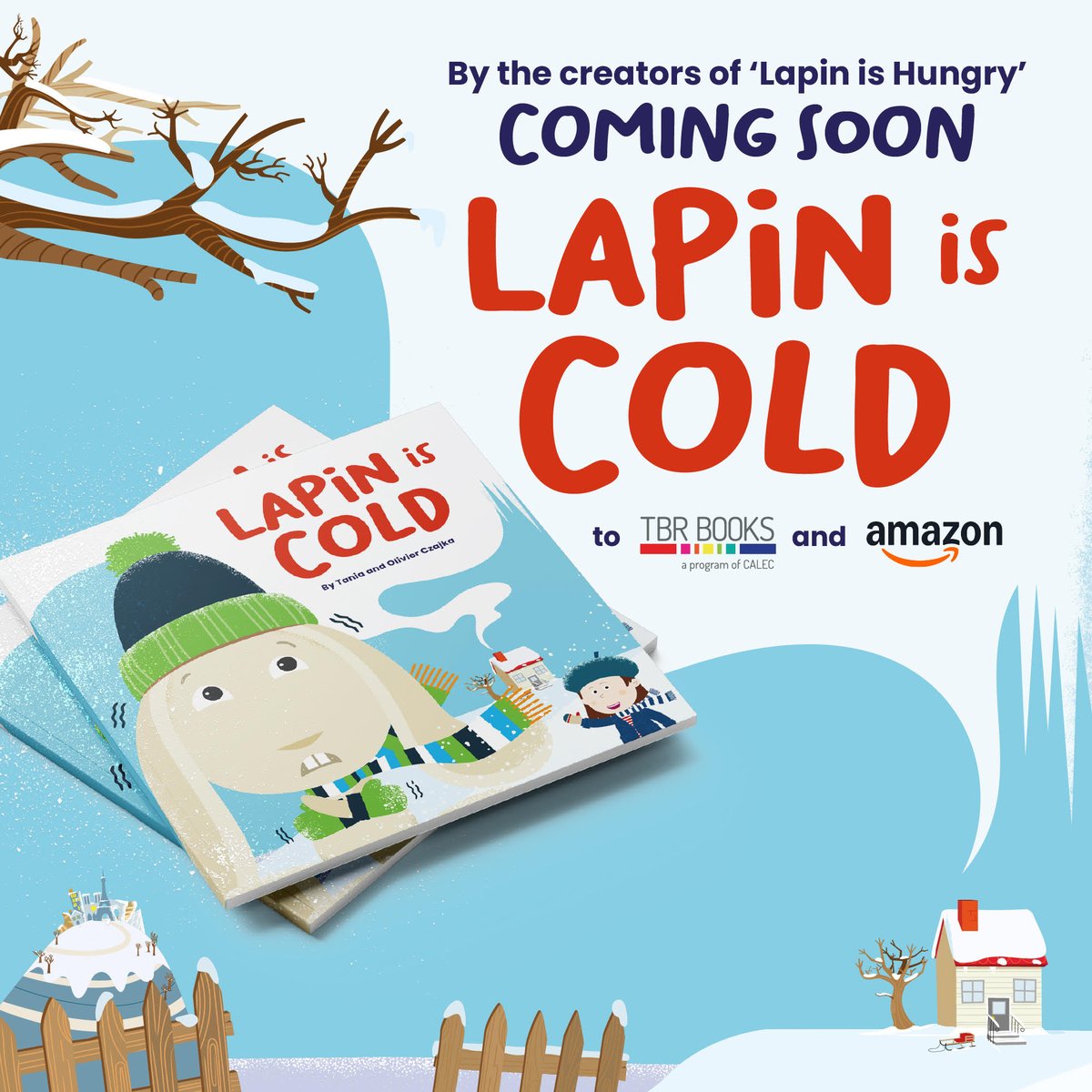 Oh la la moment! This has just landed in my inbox. Big Merci to the very talented #lapiniscold #illustrator ! 🥶🐰❄️  ⁦<a href="/CALEC_ORG/">CALEC</a>⁩