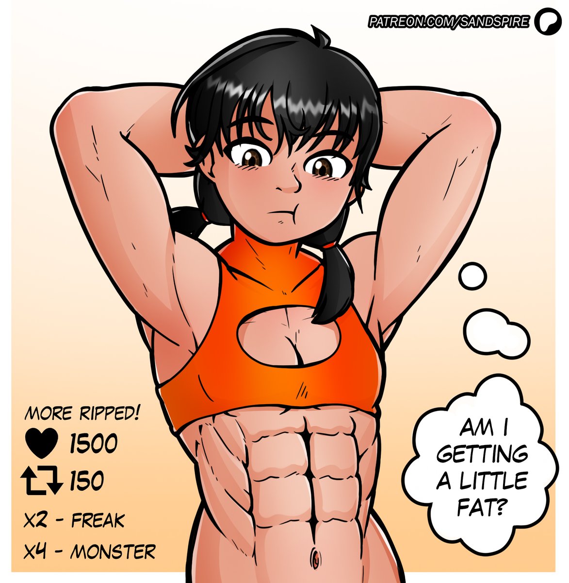 SandspireArt's tweet photo. Not quite a growth drive... let's call it a shred drive.

Help Riko here out, guys🧡 https://t.co/F9Cmn0AVpW