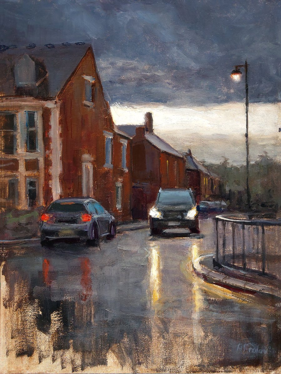 Rain Is Near, My oil painting