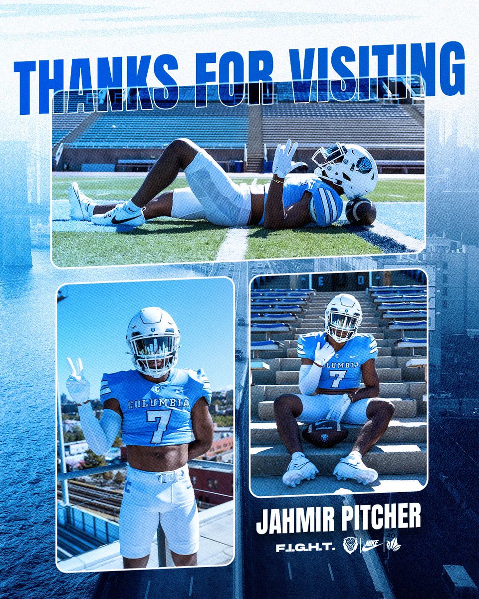NYC?!? WHATS THE WORD??🏠👀 
—————————————————
<a href="/CUFBrecruiting/">Columbia Football Recruiting</a> <a href="/Coach_Poppe/">Jonathan Poppe</a> <a href="/CoachT_82/">Kenneth Tinsley</a> <a href="/CoachManion_/">Joe Manion</a> @CC_SportsInfo <a href="/PRZ_CoachQuisse/">Coach Marquisse Silva</a> <a href="/SATigerFootball/">Suffield Academy Football</a>