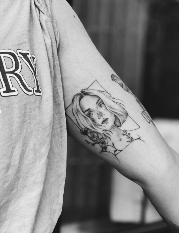 My art tattooed 🥹💙✨