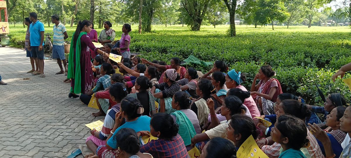 dtoaakjr's tweet photo. A few glimpses of today’s 60 days IEC Campaign on HIV /AIDS at Mornoi Tea Estate.
07/10/2024
@NACOINDIA 
@officialASACS @dckokrajhar @KokrajharNhm https://t.co/bw4OTmKLVv