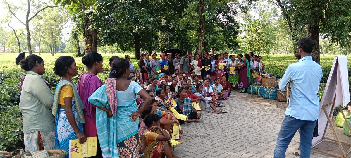 dtoaakjr's tweet photo. A few glimpses of today’s 60 days IEC Campaign on HIV /AIDS at Mornoi Tea Estate.
07/10/2024
@NACOINDIA 
@officialASACS @dckokrajhar @KokrajharNhm https://t.co/bw4OTmKLVv