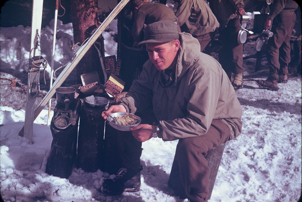 COSnowsportsMus's tweet image. The Colorado Snowsports Museum Curator welcomed visitors to our off-site collections facility last week to talk about our new exhibit "Letters Home" and learn more about one of the visitor's uncles.
