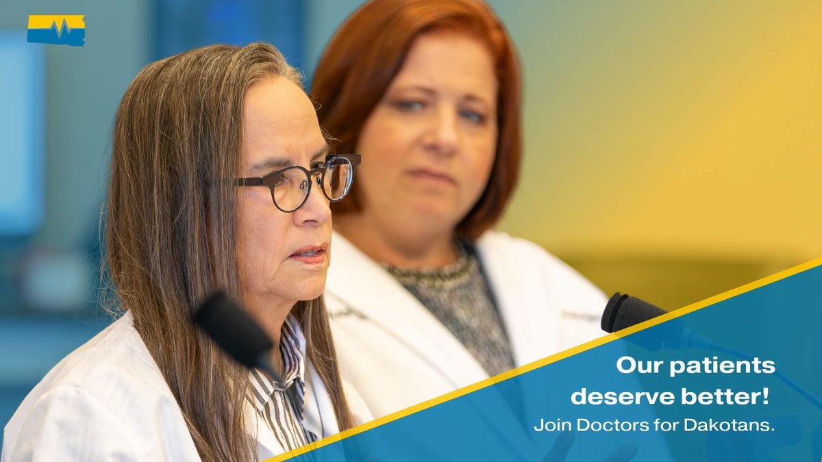 docs4dakotans's tweet photo. Are you a South Dakota-based physician (or know someone who is)? We need you to join us in raising our voices against the deceptive Amendment G. Our patients deserve better. Help us protect our patients and all of South Dakota. Join our coalition today at https://t.co/6NXV3ID40I https://t.co/afv9BmN5eq