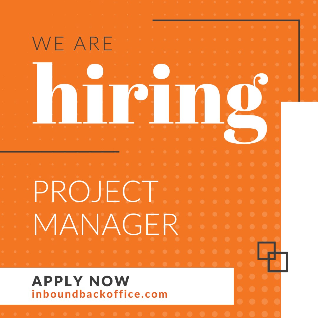 Come work with us!! We are looking to add a Part-Time Project Manager to our team! 🧡

Apply here 👉 inboundbackoffice.com/join-our-team

#remotework #iboteam #ourteamrocks! #hiring #inboundmarketing #jobs