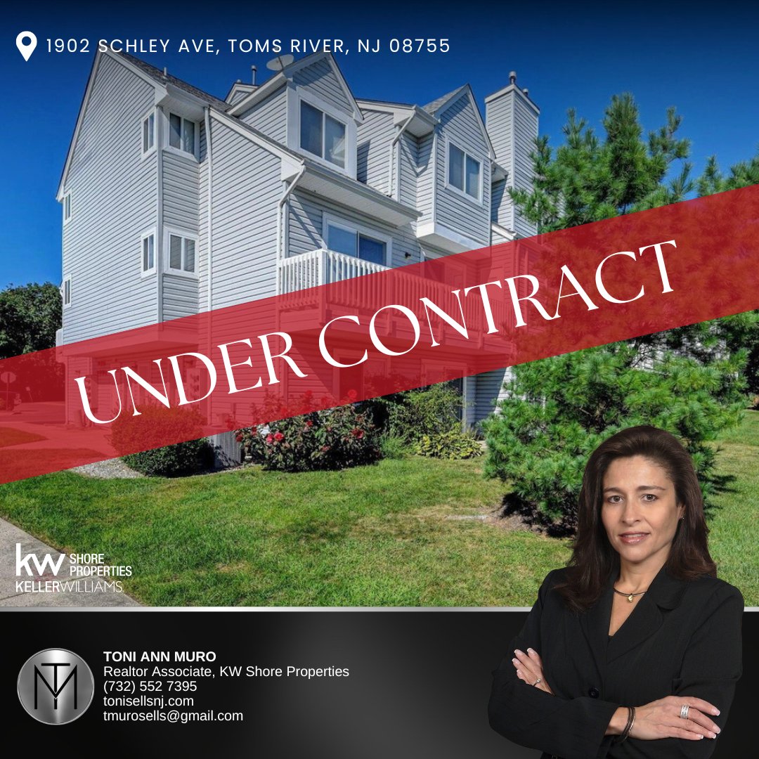 ToniSellsNJ's tweet photo. Excited to share that this beautiful home is officially under contract! My clients are one step closer to closing, and we couldn’t be more thrilled!
Thinking about selling? Let’s chat about how I can help!

#undercontract #njrealestate #northpointhollow #tomsrivernj #oceancounty https://t.co/Ksv3qY3c4T