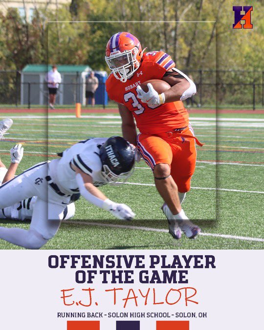 HobartFootball's tweet photo. Game 5 Players of the Week
#TheHobartWay #Team130 https://t.co/PNjf2FXQPW