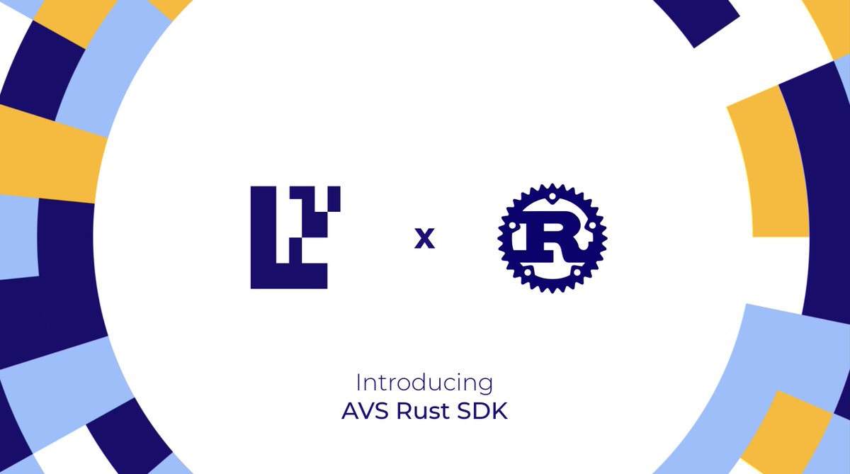Exciting news! The AVS SDK now supports Rust, expanding beyond Go! 

Build secure, high-performance services on EigenLayer using Rust or Go.

Ready to start building? Check it out in our AVS Developer Guide and get started today! docs.eigenlayer.xyz/eigenlayer/avs…

#RustLang #Web3
