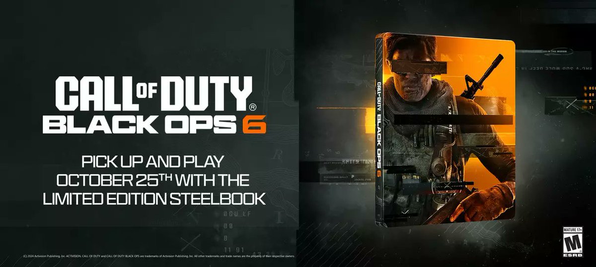 Pre-order Black Ops 6 with GameStop and get the Exclusive Steelbook: gamestop.com/video-games/li…