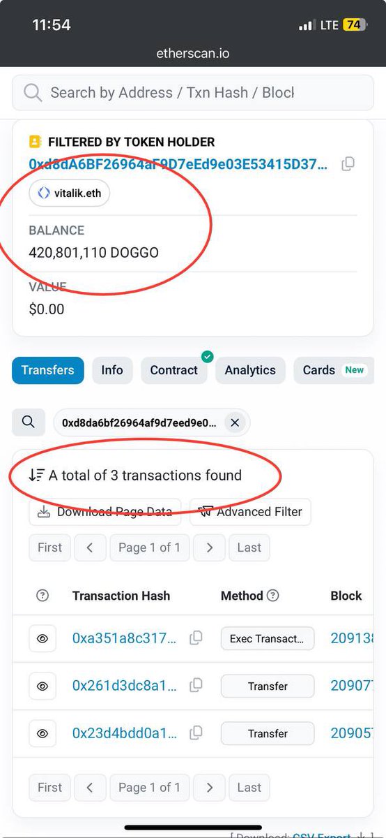 🐶 Sir <a href="/VitalikButerin/">vitalik.eth</a> is now a holder of <a href="/CtoDoggo/">Doggo</a> 

Vitalik we are donating to dog’s charities for dogs with disabilities and will continue to use our movement to make this happen. 

The Doge founder loves our project and has continuously been interacting with us, would be