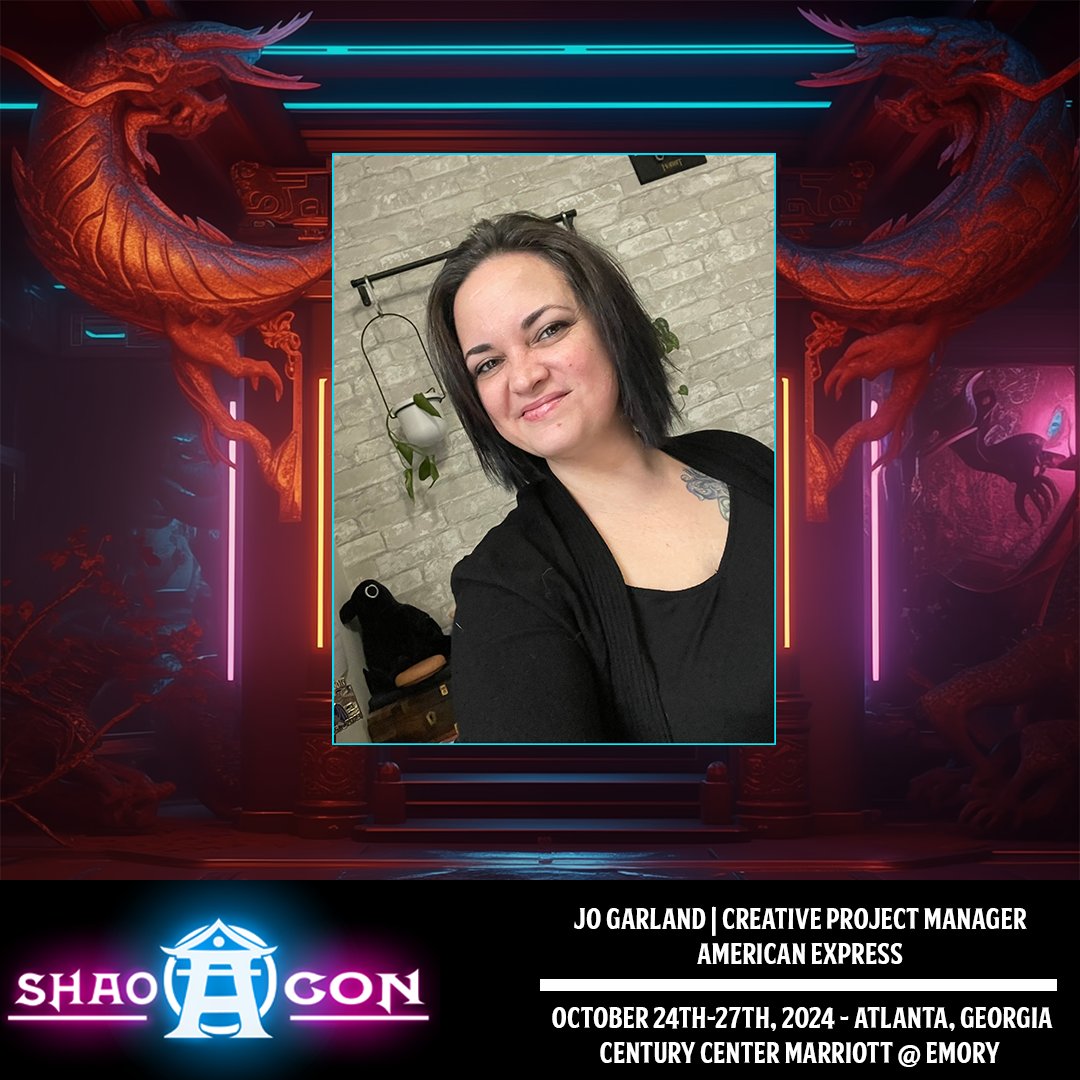 With an extraordinary ability to inspire and empower creative teams to reach their fullest potential, Creative Project Manager Jo Garland joins the Champion roster at #ShaoCon!